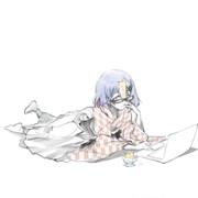 眼鏡藍丸みかんゼリー添え