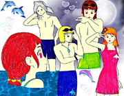 ナイトプールで強いアスパワワを秘める4人組と出会うはな