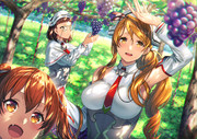 ぶどう狩り ニコニコ静画 イラスト