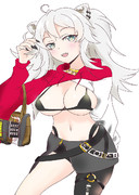 獅白ぼたんファッション