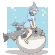 ふぐ ニコニコ静画 イラスト