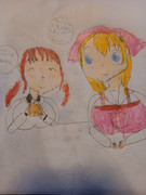 心愛さんがメグちゃんのためにパン焼いた