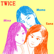 サナ、ミナ、モモ（TWICE）