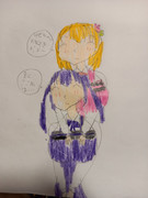 リゼちゃんに抱きついてる心愛さん