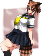 ミミちゃんはセーラー服似合うから着て