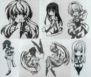 切り絵　ひぐらしのなく頃に