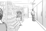 コンビニにいるリベッチオ