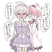 男の娘に女装させられる男の子