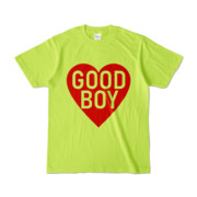 Tシャツ ライトグリーン GOOD_BOY_HEART