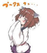 プ～クスクス・・・