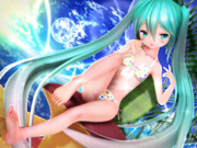 【ちびミクちゃん萌えリンク】おみあしで ツンツンシちゃうね…♡