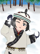 エノノカちゃんの雪合戦
