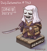 ほぼ毎日デフォルメ#743　破戒僧