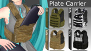 Plate Carrler【MMDモデル配布】