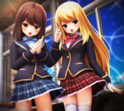 【かにフレ！】ここみちゃんと クロエちゃん…♡