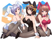 SOS団(バニーのすがた)