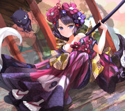 葛飾北斎 ニコニコ静画 イラスト