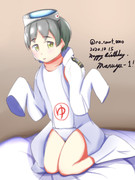 隊長の服，おっきいです！！