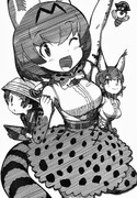 【切り絵】漫画版けものフレンズ2 １巻表紙