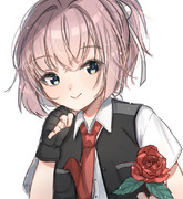 バラ ニコニコ静画 イラスト
