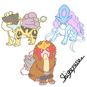 スイクン ニコニコ静画 イラスト