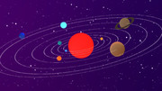 太陽系モーショングラフィックス Solar system Motion Graphics