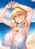 水着乳上