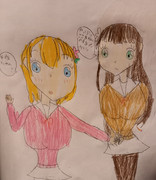 心愛さん千夜ちゃんに手を握られる