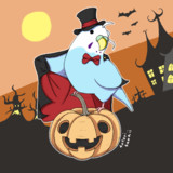 ハロウィンインコ