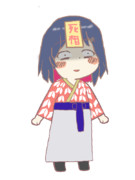 全身ぎゃてあずきアイス藍丸