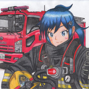 消防士 ニコニコ静画 イラスト