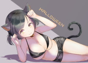 お菓子くれなきゃイタズラするにゃ♪