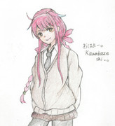 江風さんとお絵描き練習４