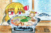 寒い冬にはなべるーみあ☃️