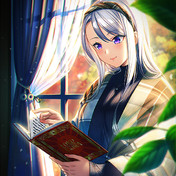 出窓座り ニコニコ静画 イラスト