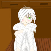 ハロウィンにお菓子をもらえなくていじける占守