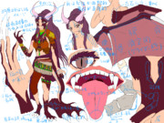 ペトラをドラゴン娘にしてみた(設定資料)