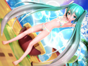 【ちびミクちゃん萌えリンク】腕を上げつつ セクシーに…♡