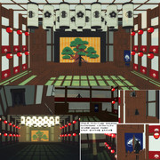 多機能和風劇場ステージ【MMDステージ配布あり】