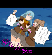 ワンドロッ！鈴谷ッ！　進水日オメデトウゴザイマス㊗️関係ないが、　超電磁砲風ッ！