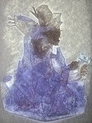 照らし切り絵（コラボ作品）　Ｆ９１のジオラマ