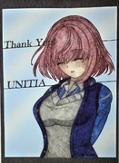 照らし切り絵　UNITIAよりクゥエル