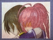 ＜支援切り絵＞　イムヤとルル