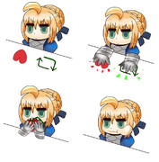 騎士王による評価姿勢