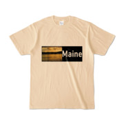 Tシャツ ナチュラル Maine_Lake