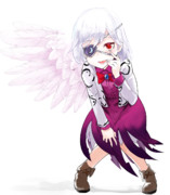 眼帯つけたへんなポーズする子