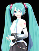[MMD] 初音ミク NT モデル WIP 3