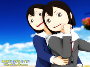 【MMD映像研】浅草みどり2pカラー