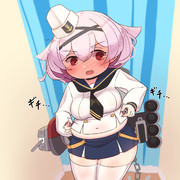 艤装を着けるエールウィン