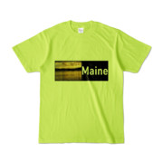 Tシャツ ライトグリーン Maine_Lake